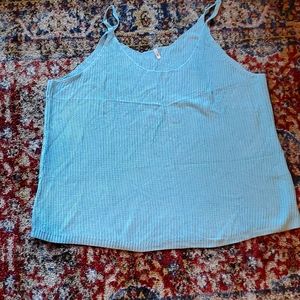 NEW sexy knit tank in sky blue size XXL